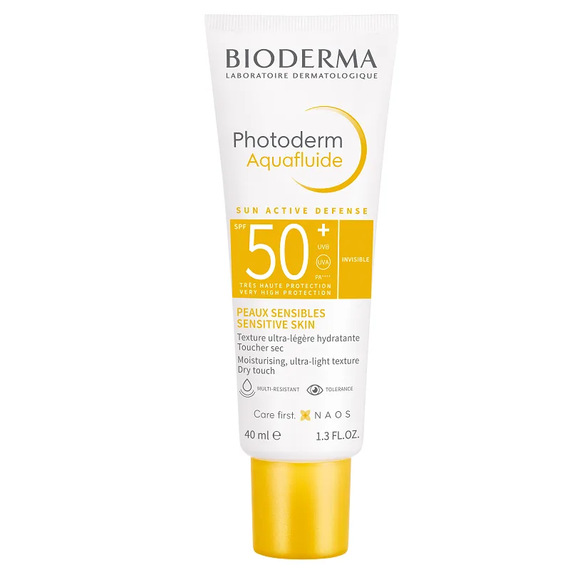 Crema Lejera Cu Spf50+ Aquafluide Photoderm, 40 Ml, Bioderma