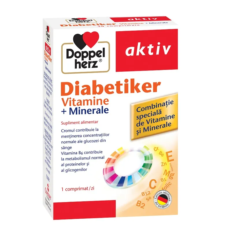 Doppelherz Diabetiker,30 comprimate