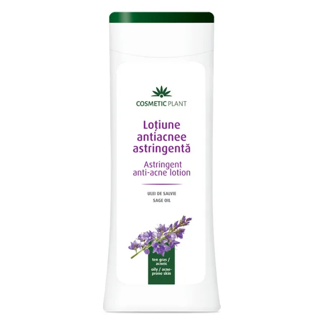 Lotiune antiacnee cu ulei de salvie, 200 ml, Cosmetic Plant
