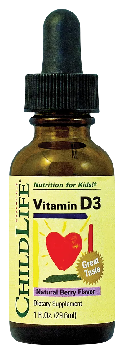 Vitamina D3 picaturi copii 500UI Childlife Essentials, 30 ml, Secom