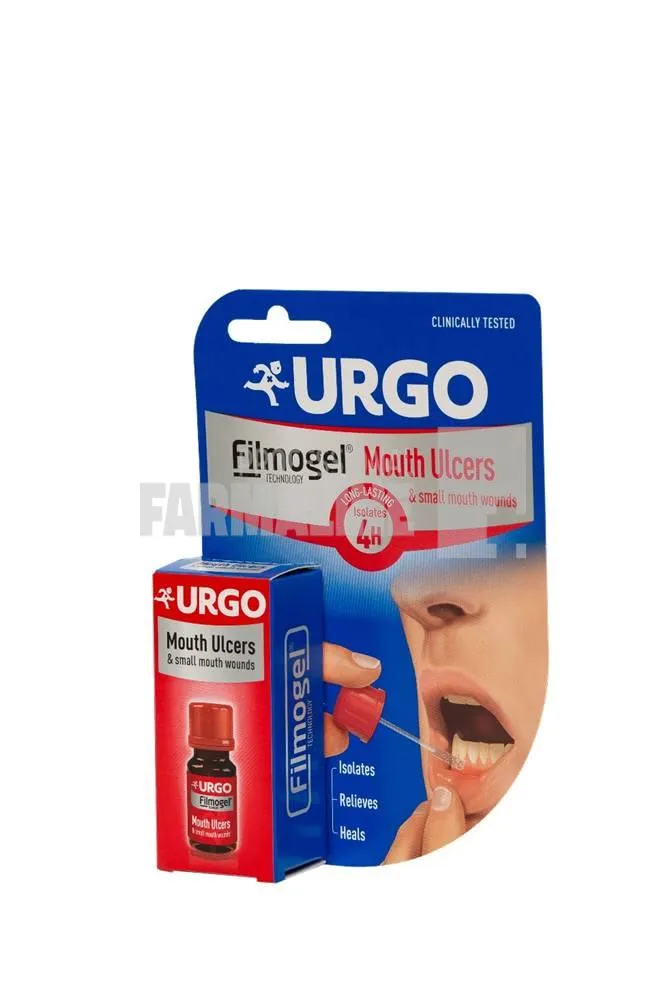 Urgo Gel contra aftelor bucale cu aroma de fructe 6 ml