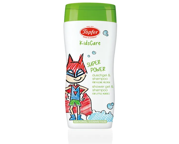 TOPFER KIDSCARE GEL DE DUȘ ȘI ȘAMPON PENTRU MICII SUPEREROI X 200 ML