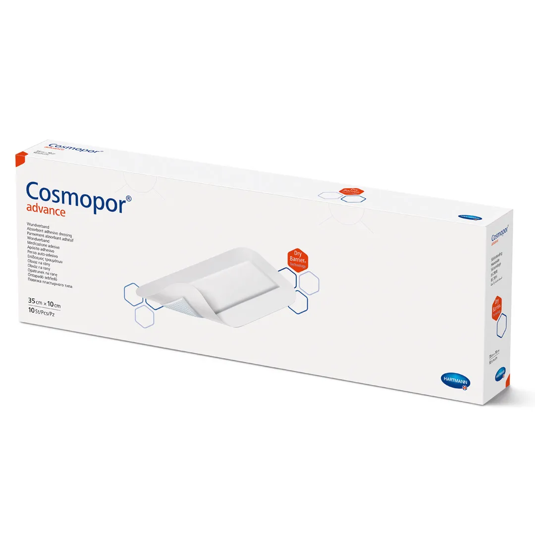 Plasture autoadeziv, Cosmopor Advance, 35 x 10 cm, 1 cutie/10 bucati, Hartmann