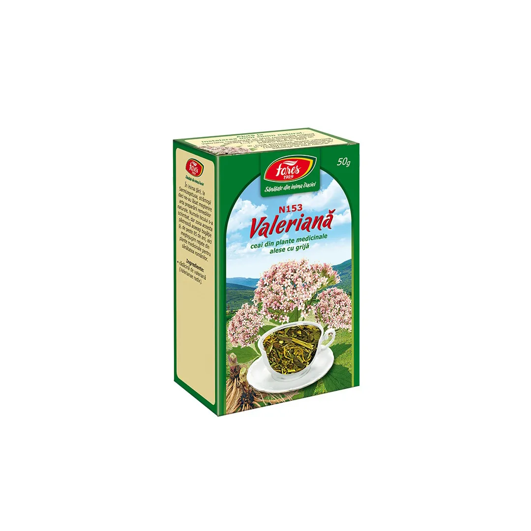 Ceai Valeriana radacina, N153, 50 g, Fares