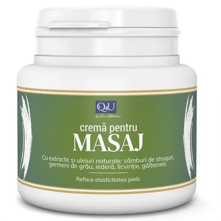Crema pentru masaj Q4U, 500 ml, Tis Farmaceutic