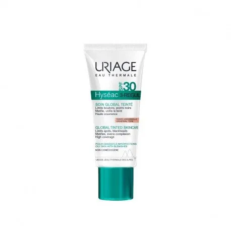 URIAGE Hyseac 3-Regul Crema coloranta 3in1 SPF30, 40ml