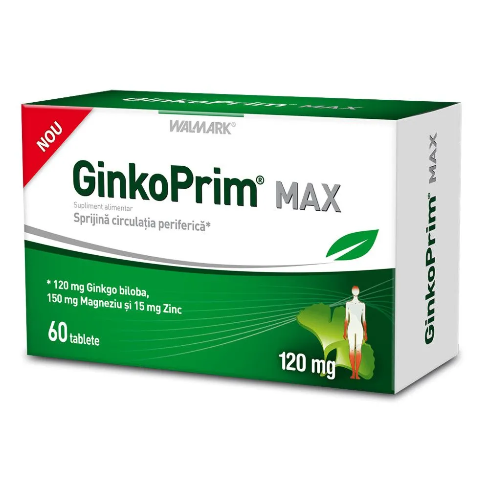 GINKOPRIM MAX 120 MG X 60 TABLETE  WALMARK