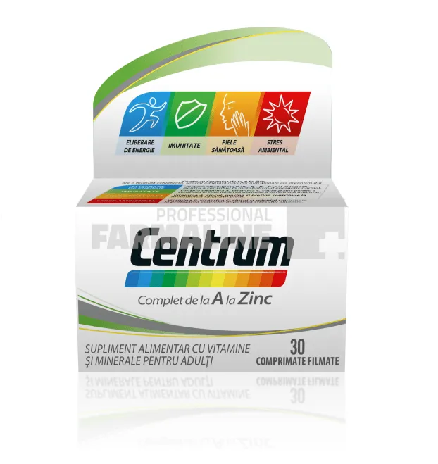 Centrum Complet de la A la Zinc 30 comprimate