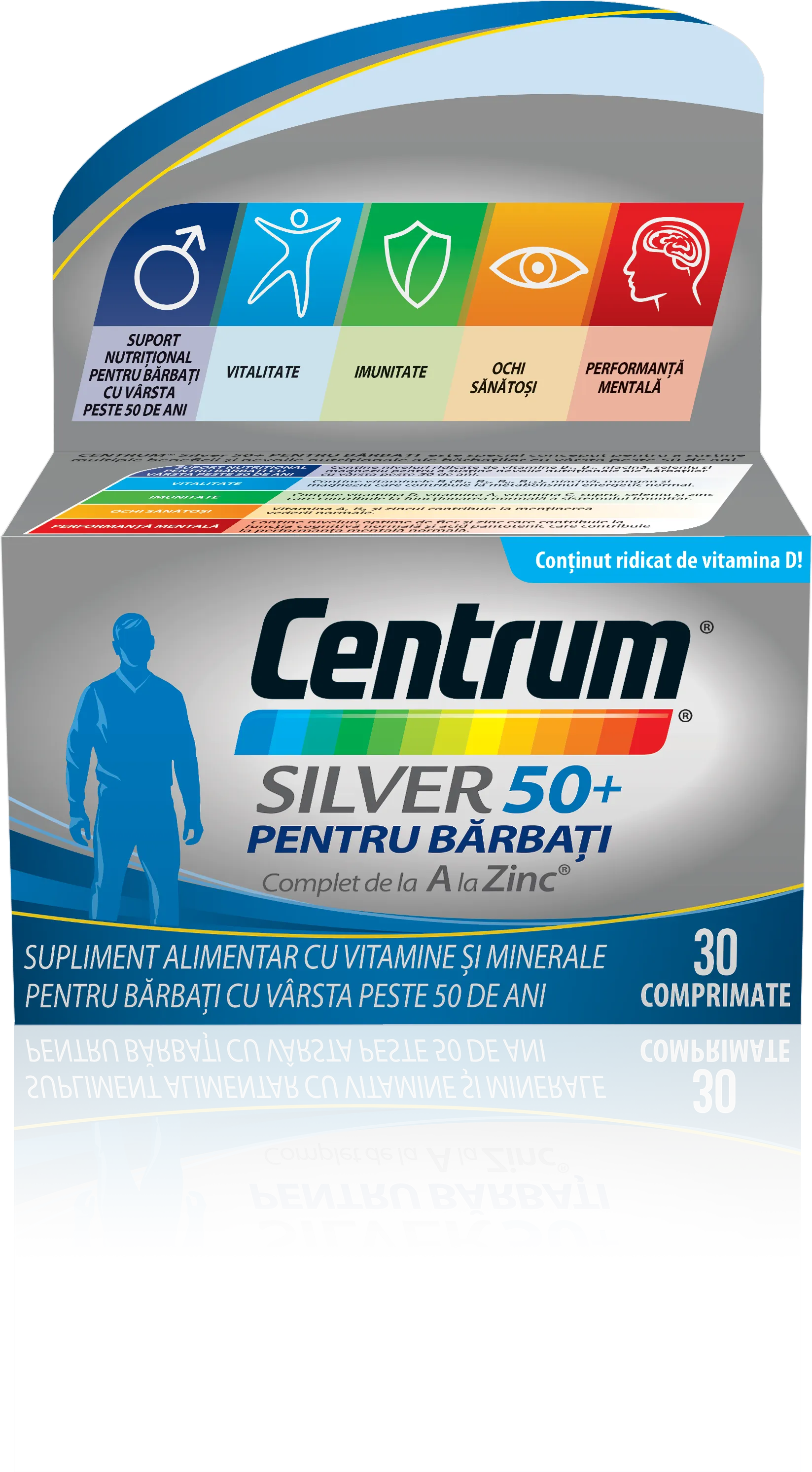 Centrum Silver 50+ pentru Barbati 30 comprimate
