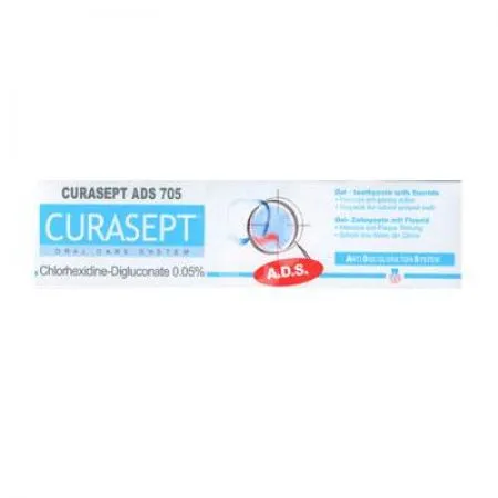 Pasta de dinti cu clorhexidina 0,05% Curasept, 75 ml, Curaprox