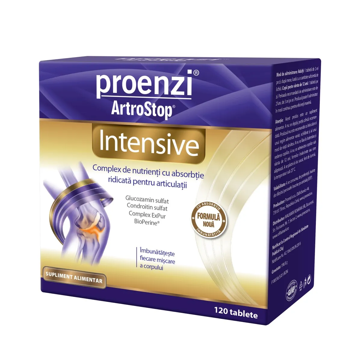 Proenzi Artrostop Intensiv x 120 tablete Walmark