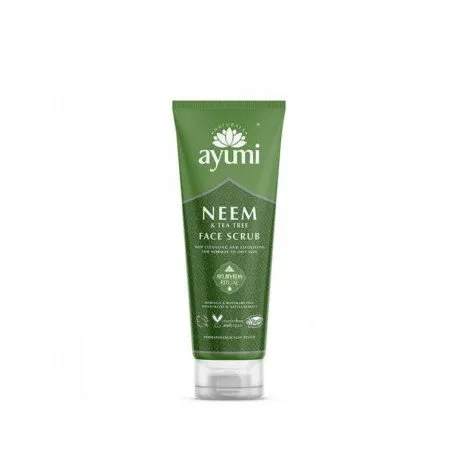 Ayumi Exfoliant facial cu Neem si Tea Tree, 125 ml