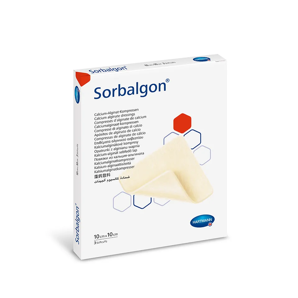 Sorbalgon Alginat Ca 10x10cm x 10 bucati