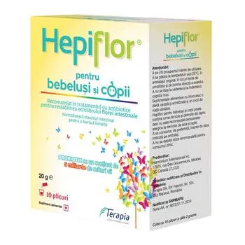 Hepiflor pentru bebelusi si copii, 10 plicuri, Terapia