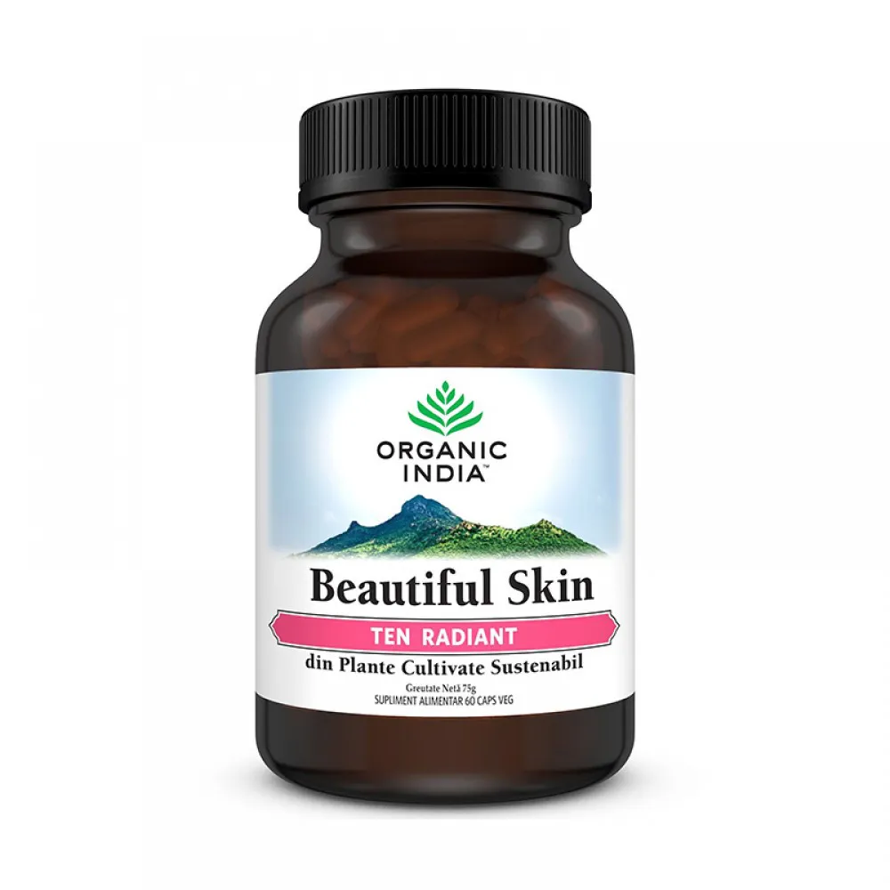 Beautiful Skin - ten radiant (60 capsule), Organic India