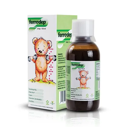 Dr. Phyto Ferrodep preventie anemie copii x 150ml
