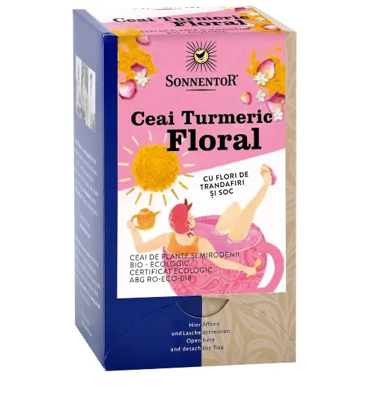 Ceai Turmeric floral eco x 18dz (Sonnentor)