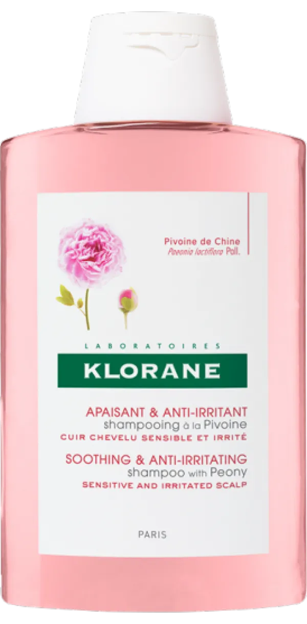 KLORANE Sampon bujor scalp iritat 200ml