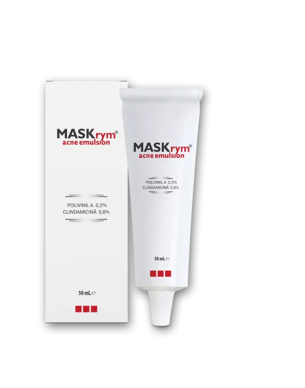 Mask rym emulsie pentru tratamentul acneei inflamatorii si foliculitei, 50 ml, Solartium Group