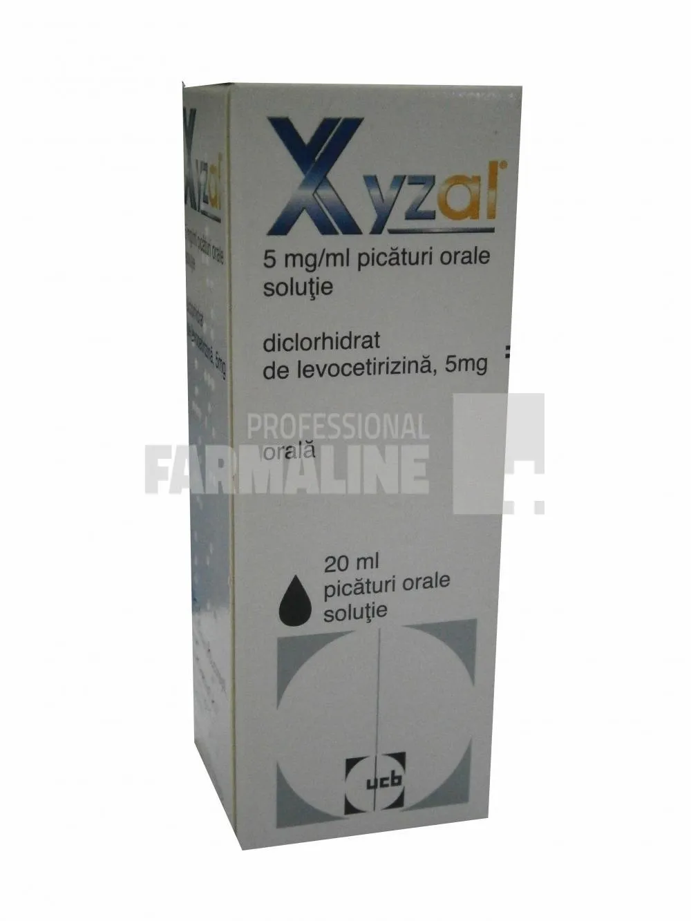 XYZAL x 1 PIC. ORALE, SOL. 5mg/ml UCB PHARMA GMBH