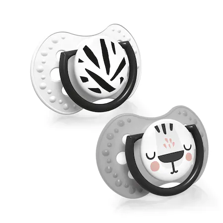 Lovi suzete din silicon Dynamic 18 luni+ Salt & Pepper x 2 bucati (cod 22/880)
