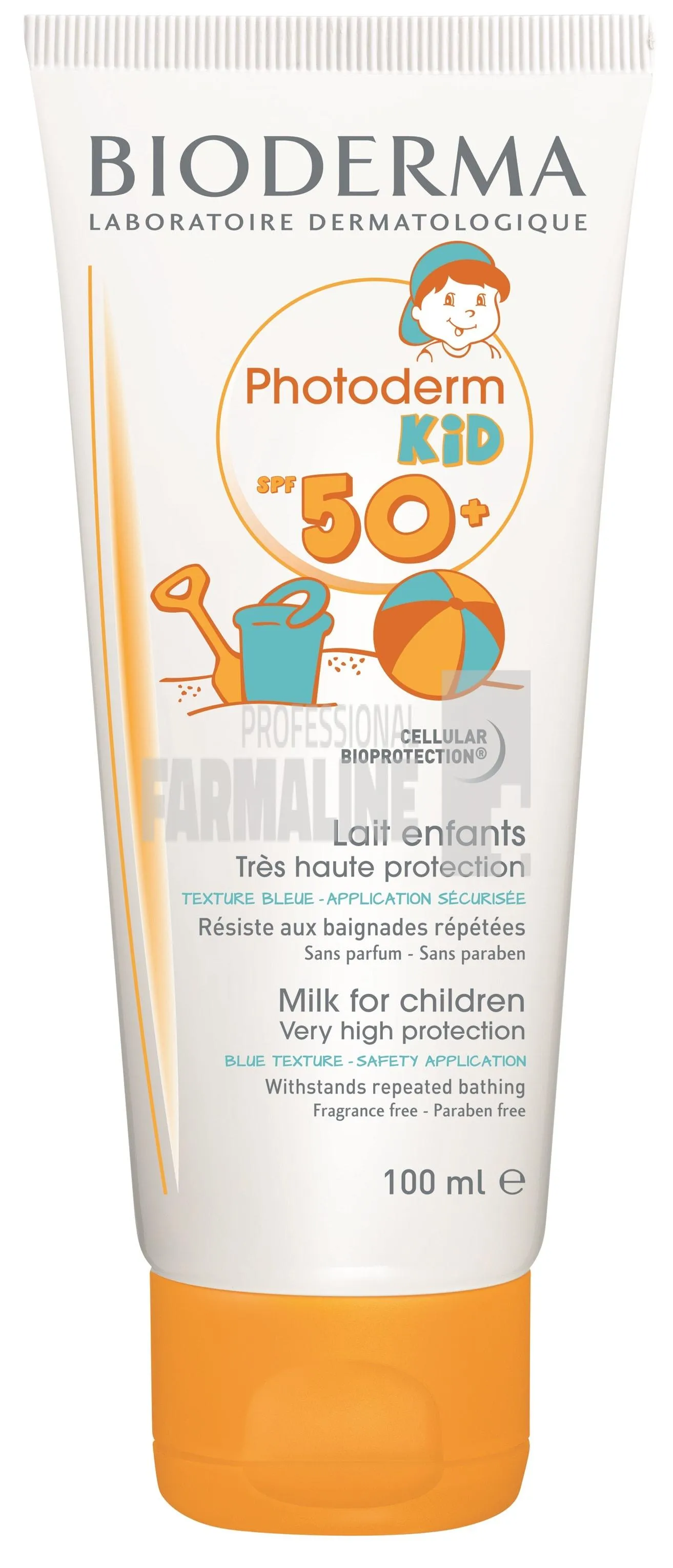 Bioderma Photoderm Kid Lapte colorat cu protectie solara SPF50 100 ml