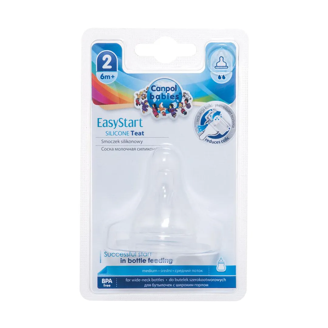 Tetina silicon 6+ easy start, 21/721, Canpol