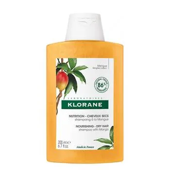 Sampon hranitor cu unt de mango pentru par uscat, 200ml, Klorane