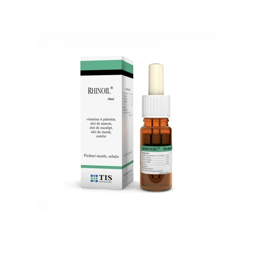 Picaturi nazale, Rhinoil, 10 ml, Tis Farmaceutic