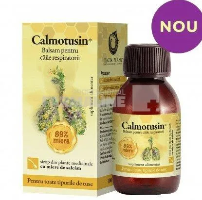 Calmotusin sirop cu miere 100 ml