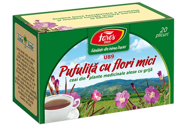 FARES CEAI PUFULITA CU FLORI MICI 20PLICURI