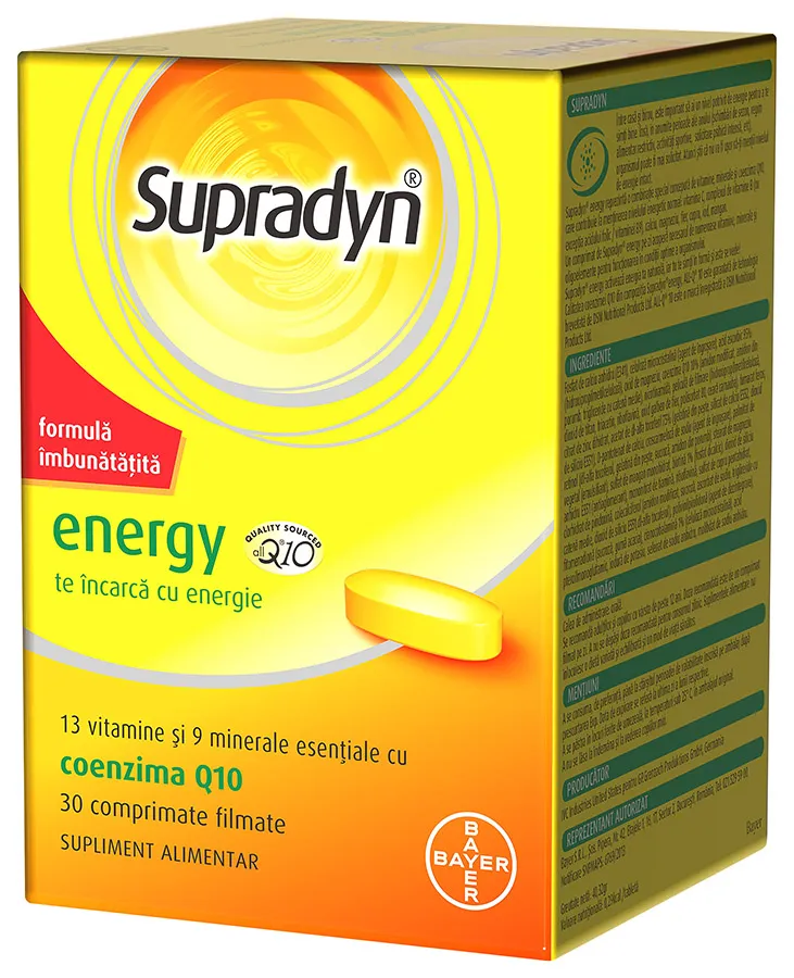 Supradyn energy x  30 cpr