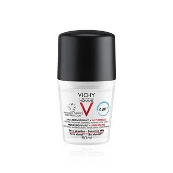 Deodorant roll-on anti-urme 48 h Homme, 50 ml, Vichy