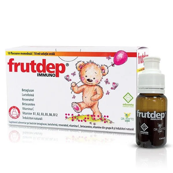 Frutdep immuno,solutie orala,10 flacoane