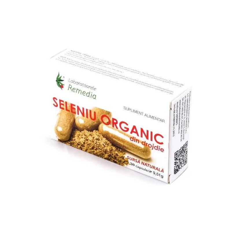 REMEDIA SELENIU ORGANIC DIN DROJDIE 30 CPS