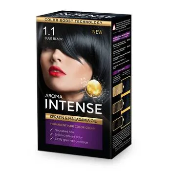 Vopsea de par Intense 1.1 Blue Black, 50ml, Aroma