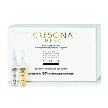 Labo Crescina HFSC 100% 500* femei, 10+10 fiole
