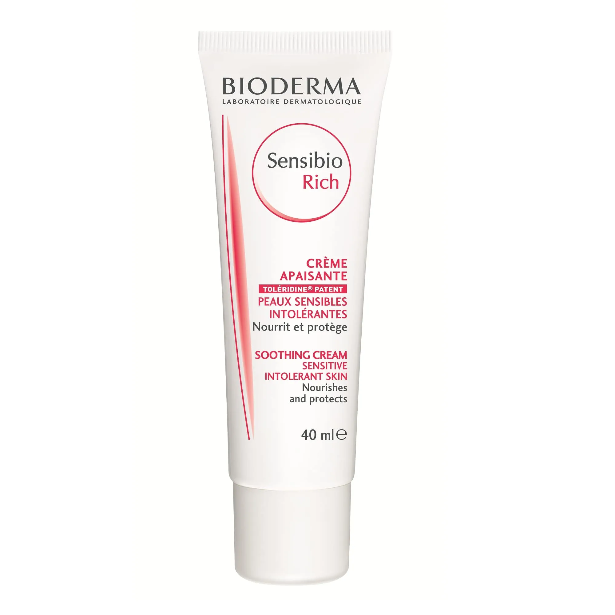 BIODERMA Crema hidratanta pentru piele uscata sau intoleranta Sensibio Rich, 40 ml