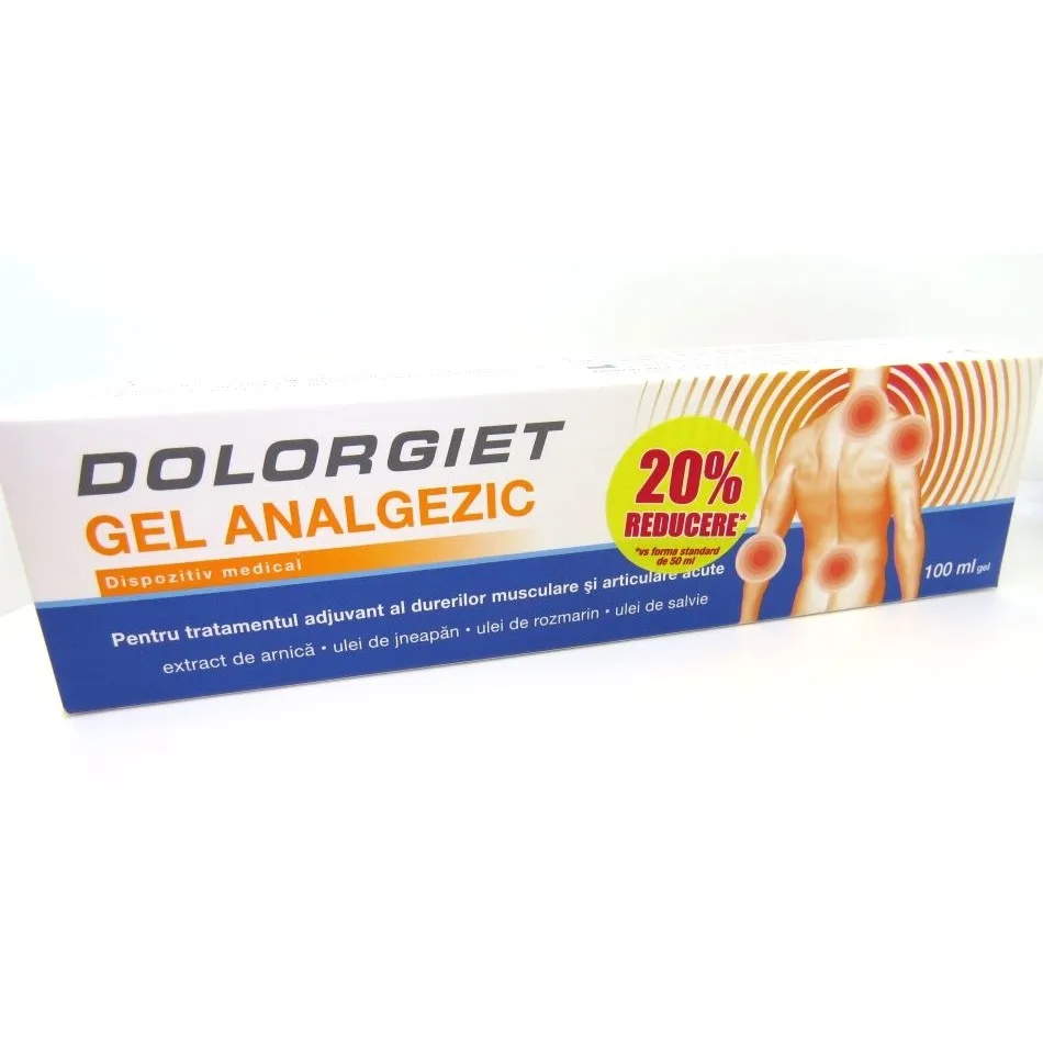 ZDROVIT DOLORGIET GEL 100ML +DISPOZITIV MASAJ CADOU