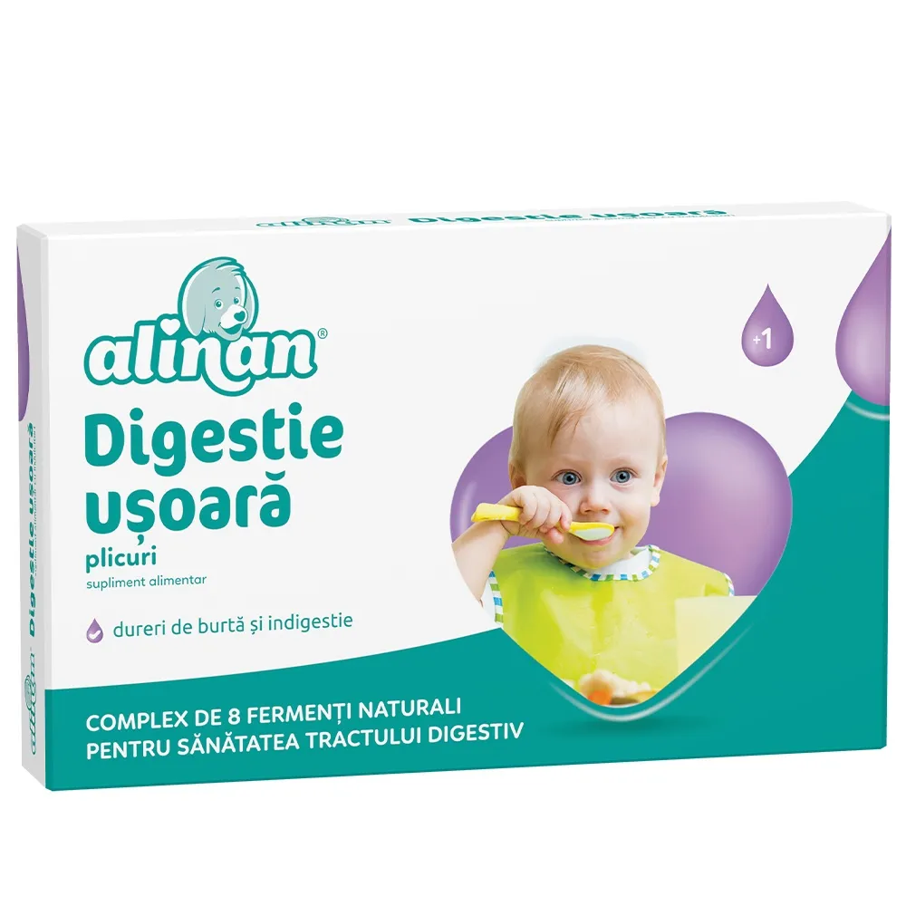 Alinan Digestie Usoara x 10 plicuri-Fiterman Pharma RO
