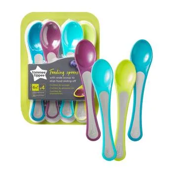 Set Lingurite Ergonomice Explora, 4 Bucati, Tommee Tippee