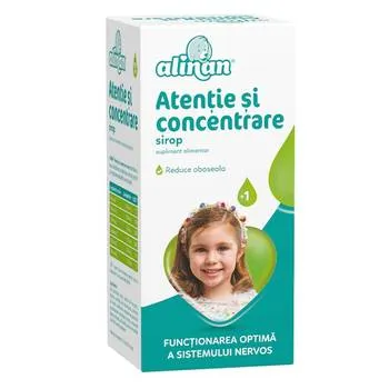 Sirop atentie si concentrare Alinan, 150ml, Fiterman