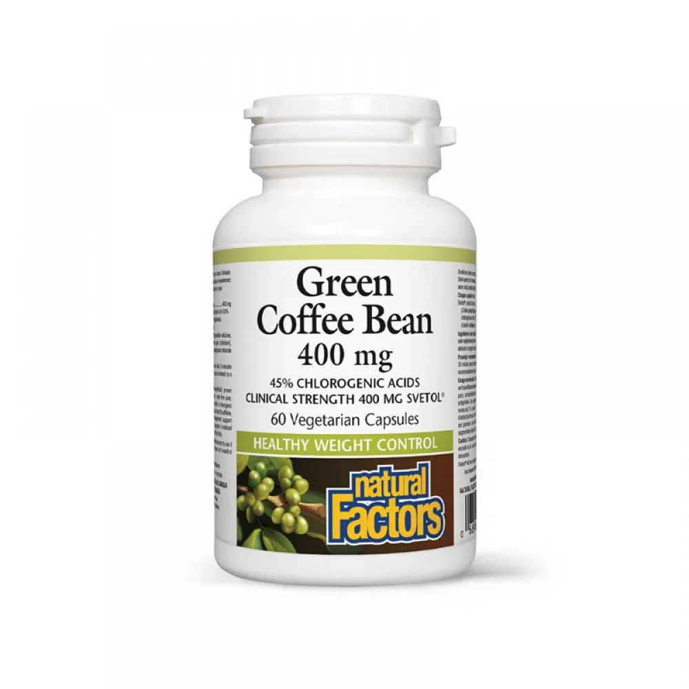 Green Coffee Bean 400 mg (60 capsule), Natural Factors