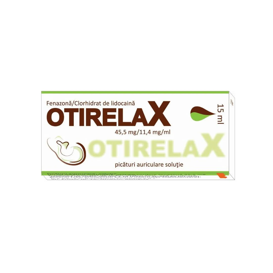Otirelax picaturi auriculare solutie, 15 ml, Rompharm