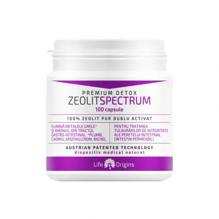 Zeolit Spectrum, 100 capsule, Life Origins