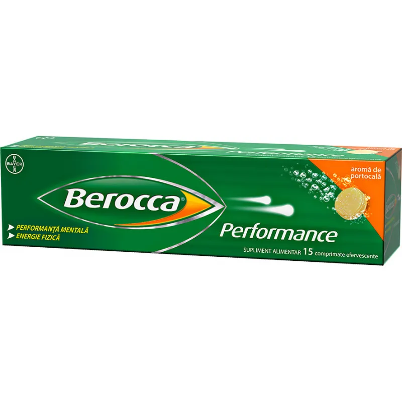 Berocca Performance , 15 comprimate efervescente