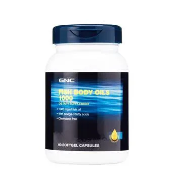 GNC FISH BODY OILS ULEI DE PESTE 1000 MG 90 CAPSULE