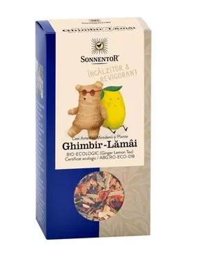 Ceai Ghimbir + Lamaie Eco x 80dz (Sonnentor)