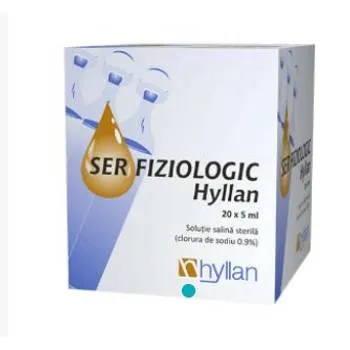 Ser fiziologic, 20 monodoze x 5ml, Hyllan