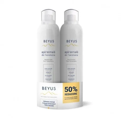 Beyus Pachet Apa termala 250 ml* 50% reducere la al doilea produs